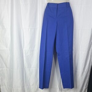 J. Crew Vibrant Blue Straight Leg Pants